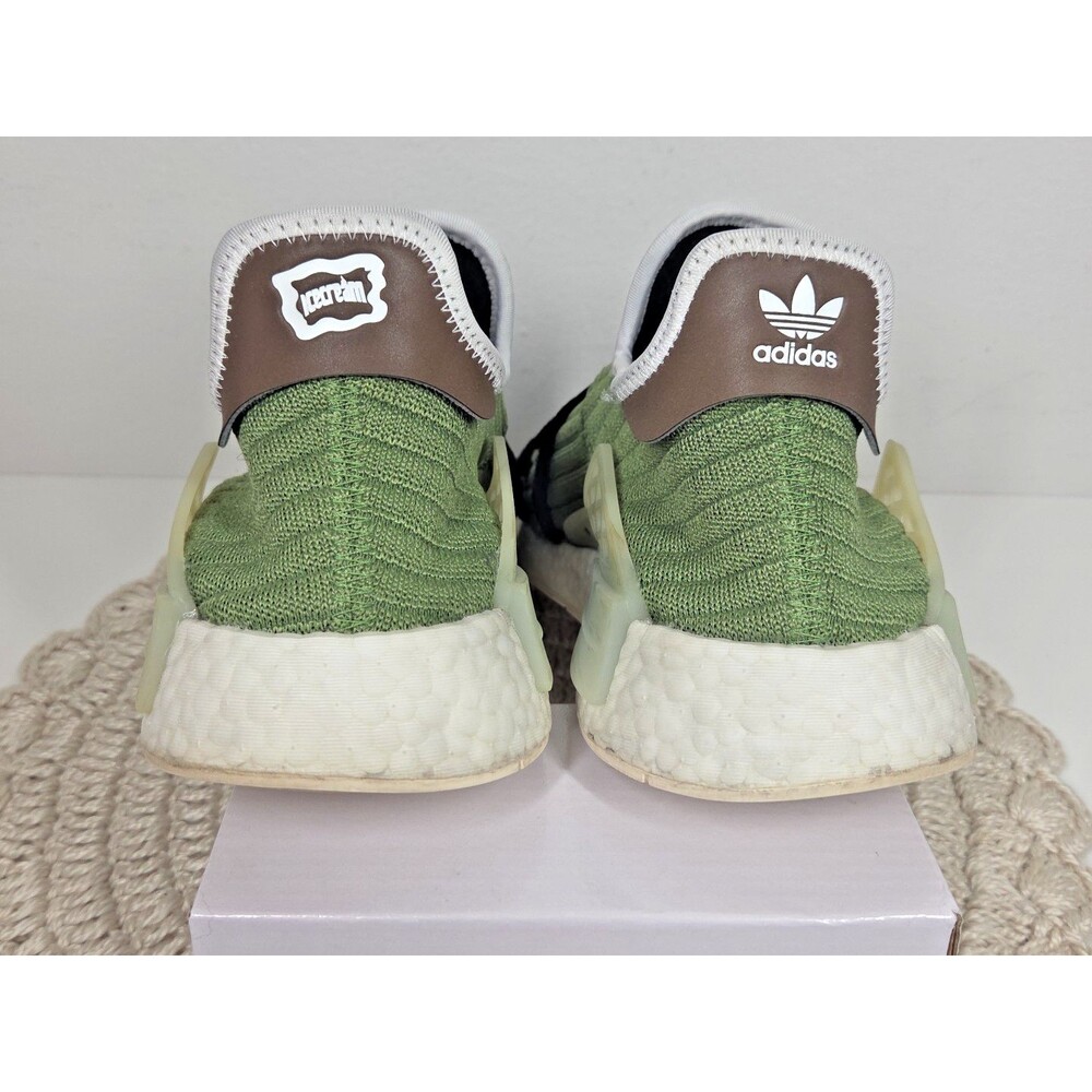 ADIDAS Originals x Pharrell BBC HU MND Running Dog Sneakers US 11 MEN RARE GREEN - Picture 5 of 13